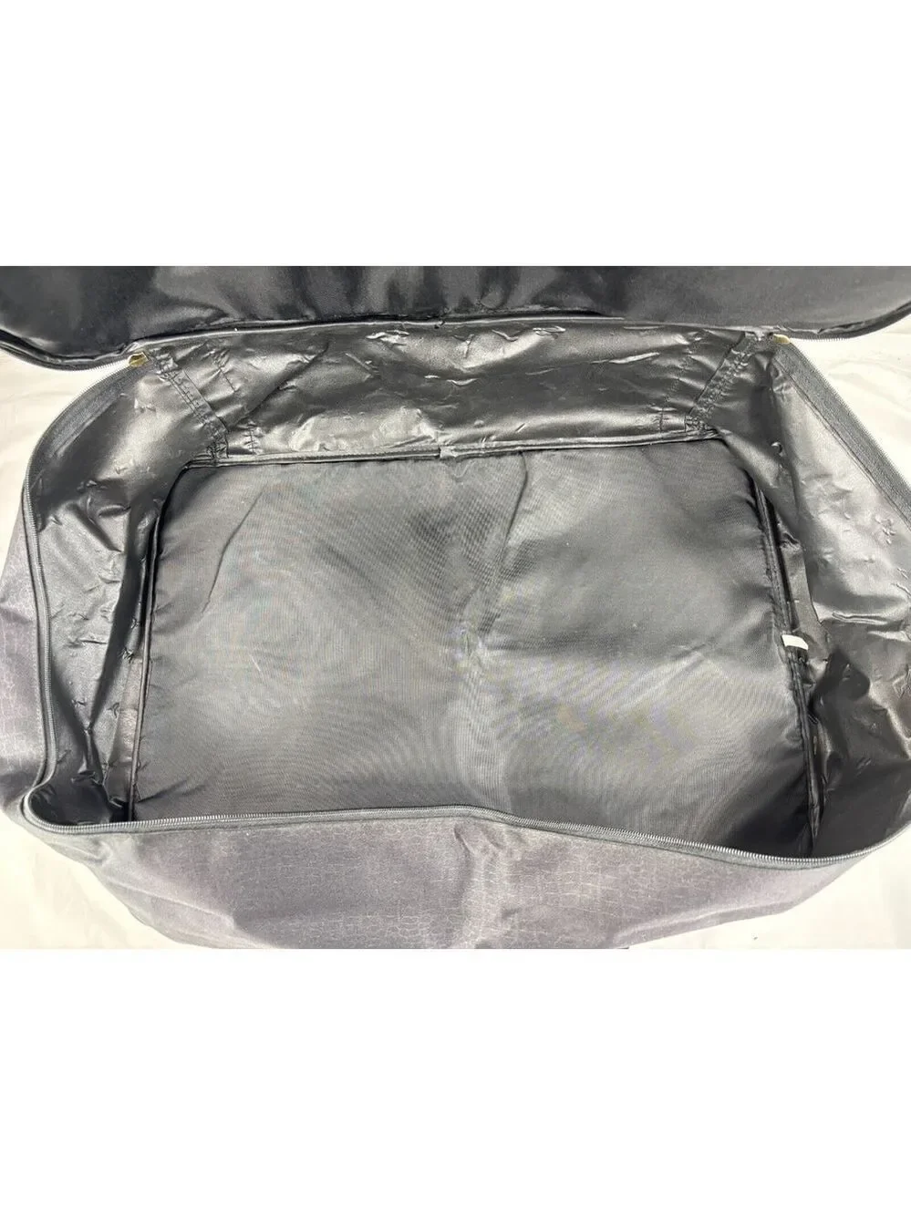Carlos Falchi Sport Black travel tote bay overnight weekender